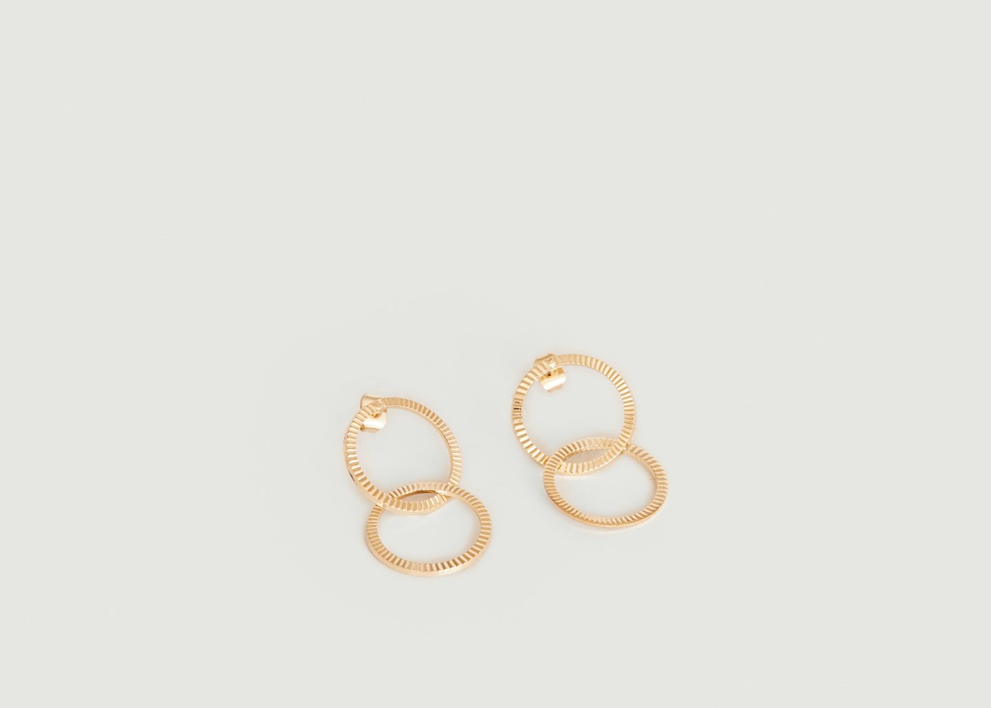 L'exception Boucles D'oreilles Tadao Doubles Or Judith Benita