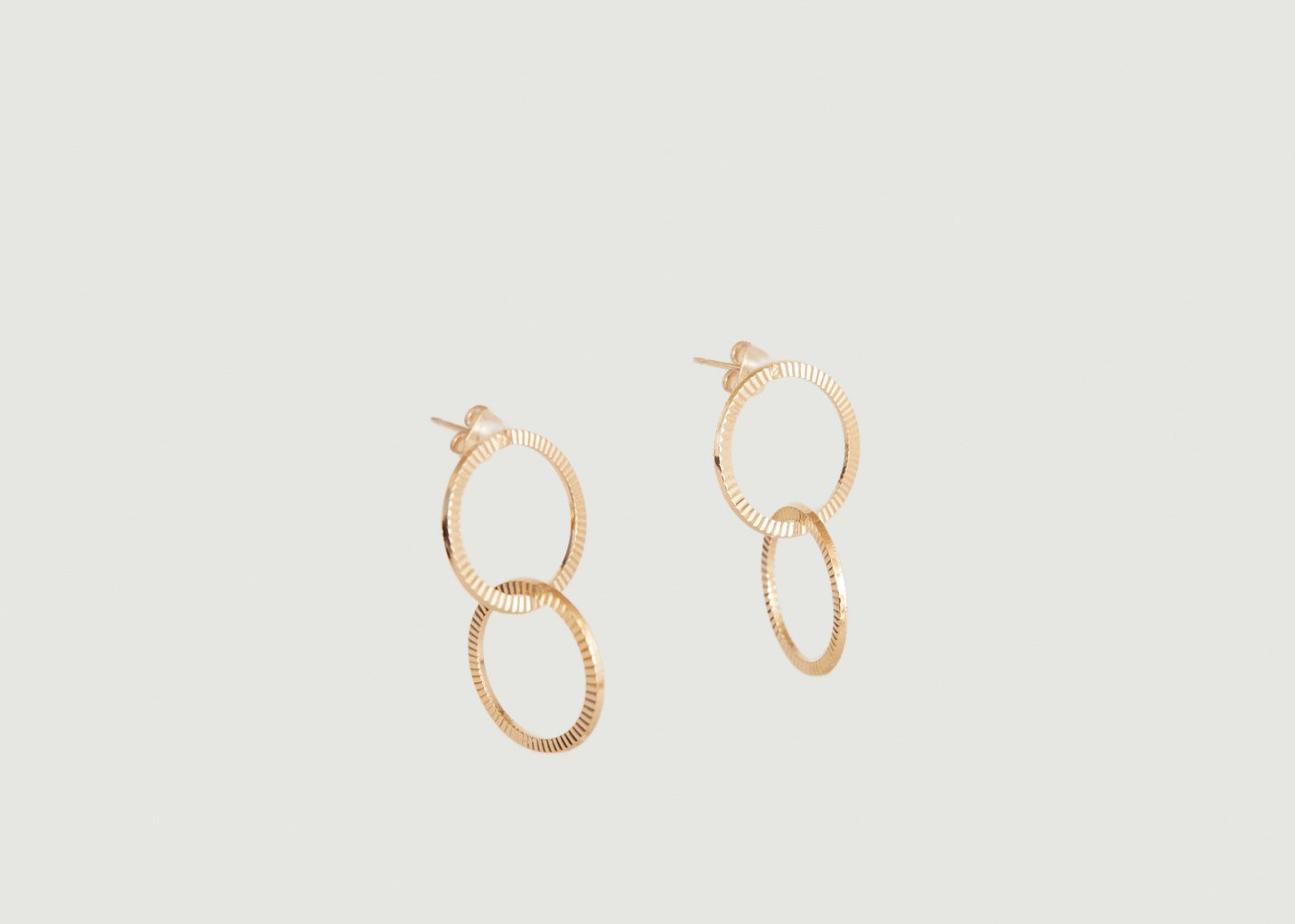 l'exception Boucles d'oreilles Tadao Doubles Or Judith Benita
