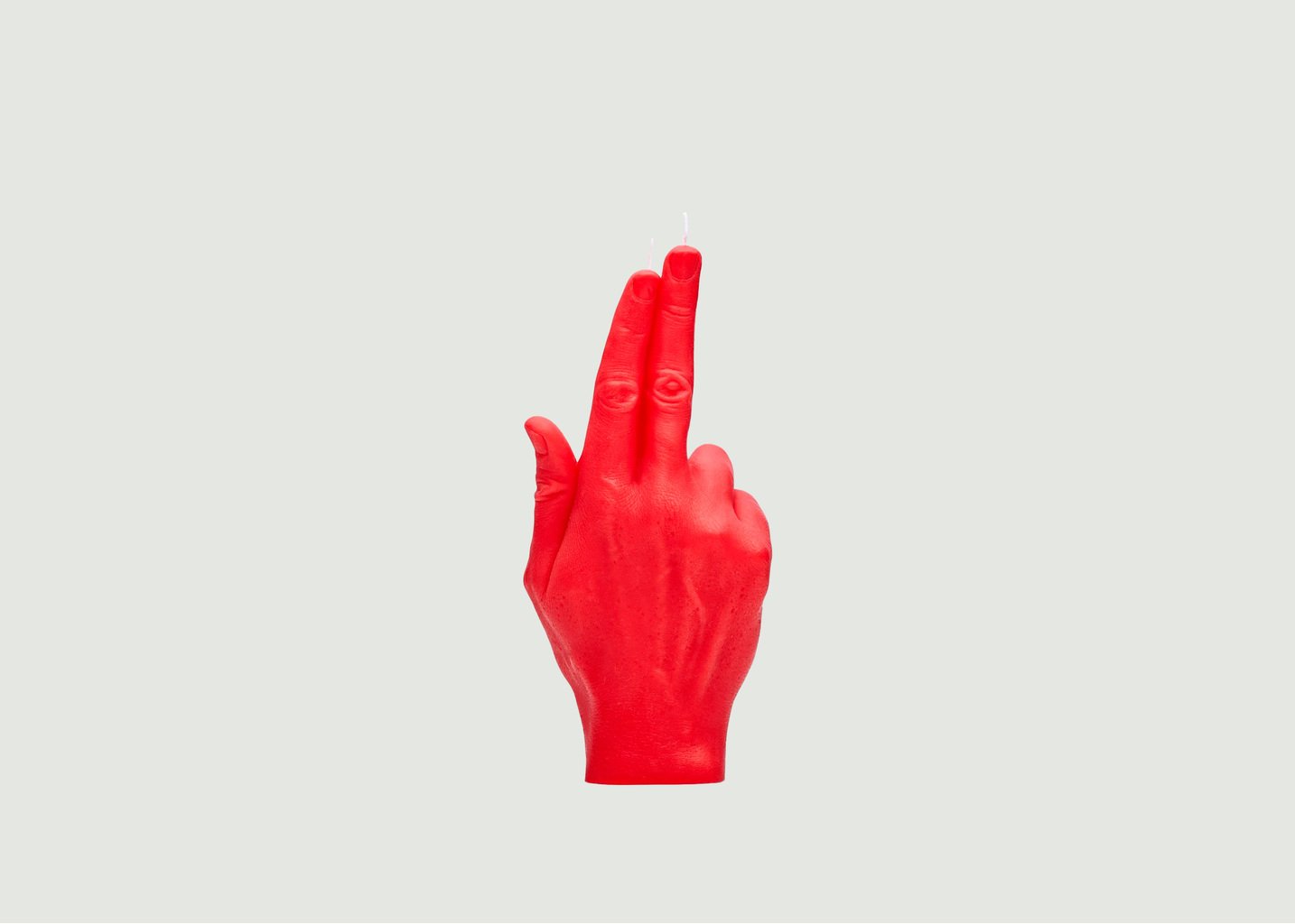 l'exception Bougie Doigts D'arme À Feu Rouge Candle Hand