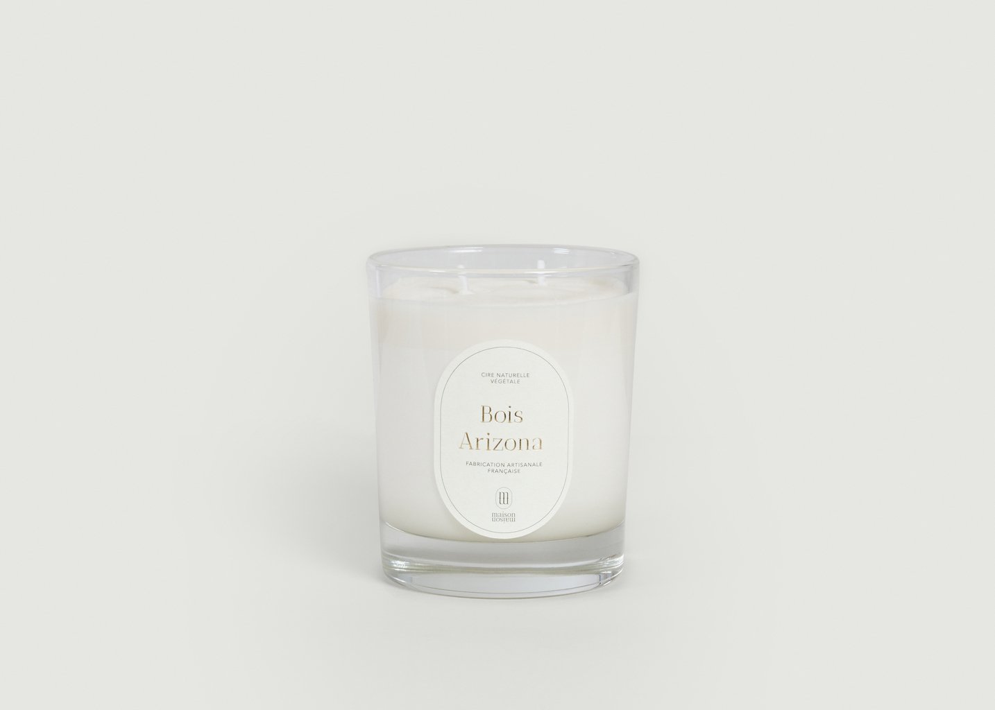 l'exception Bougie parfumée Bois Arizona 220g Blanc Maison Maison Paris