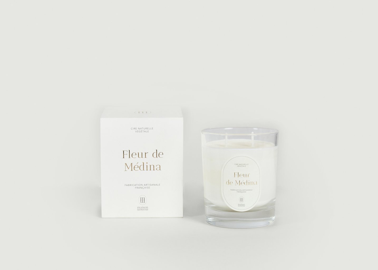 L'exception Bougie Parfumée Fleur De Medina 220g Blanc Maison Maison Paris