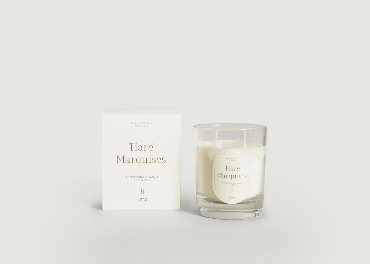 L'exception Bougie Parfumée Tiare Marquises 220g Blanc Maison Maison Paris