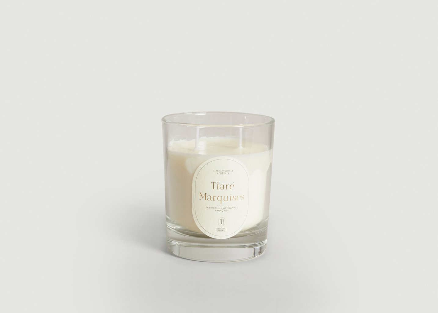 l'exception Bougie parfumée Tiare Marquises 220g Blanc Maison Maison Paris