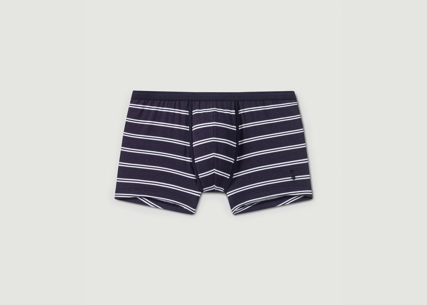 l'exception Boxer Avec Doubles Rayures Bleu Marine Ron Dorff