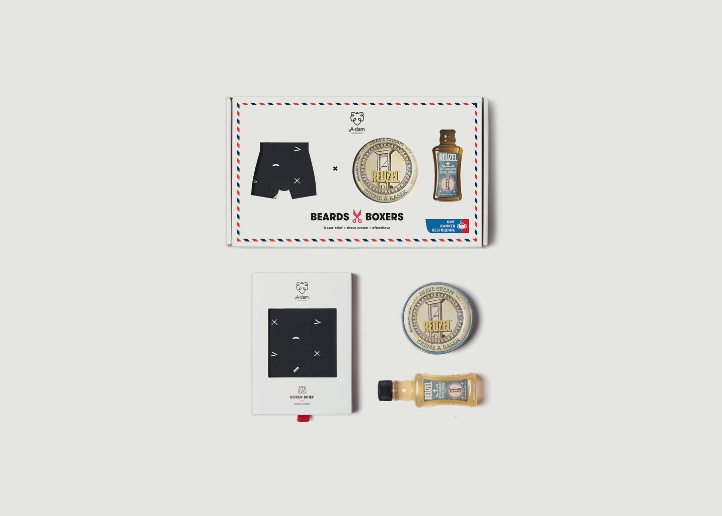 L'exception Boxer Beards And Boxers Bleu Marine A Dam