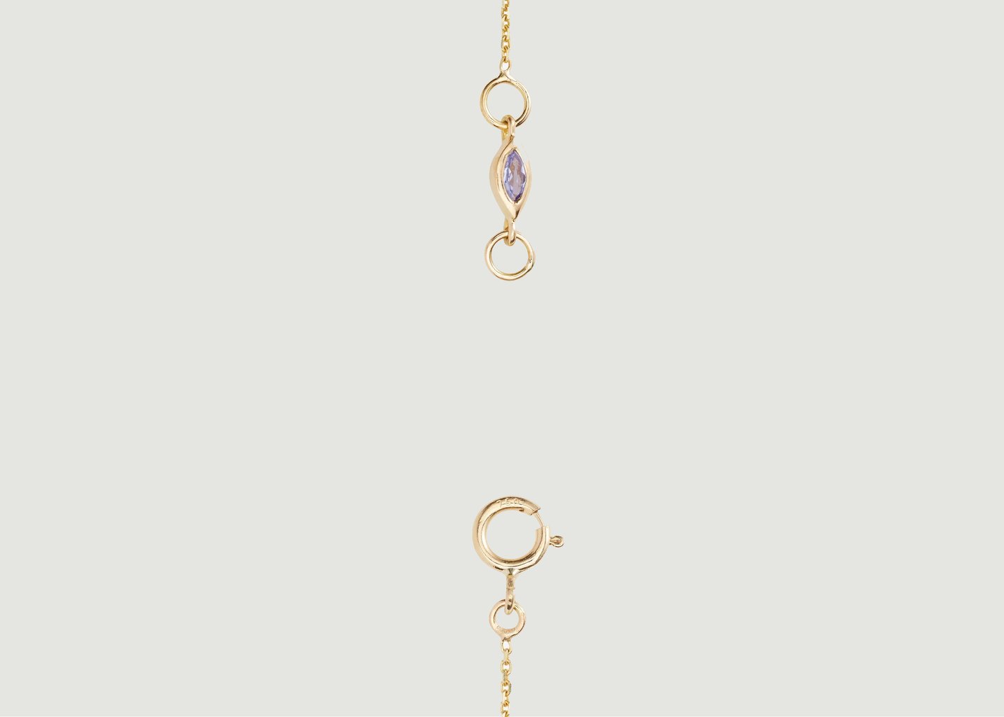 L'exception Bracelet Babystone 1 Vert Or Sophie D'Agon