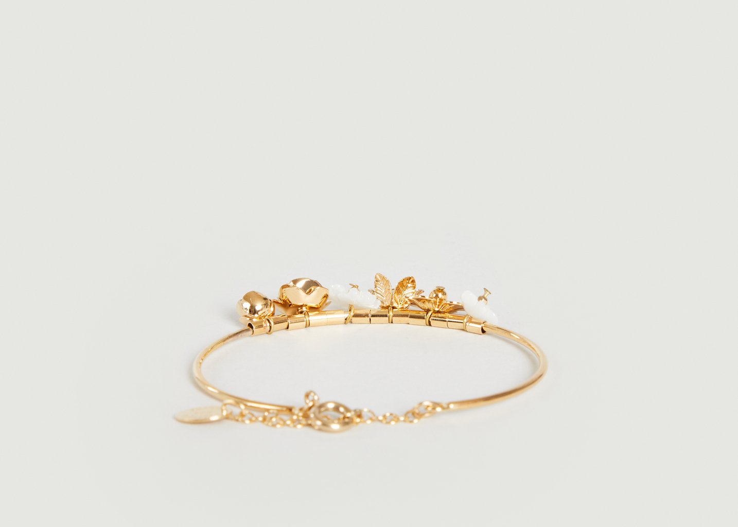 L'exception Bracelet Bangle Plaqué Or Zephyr Or Medecine Douce