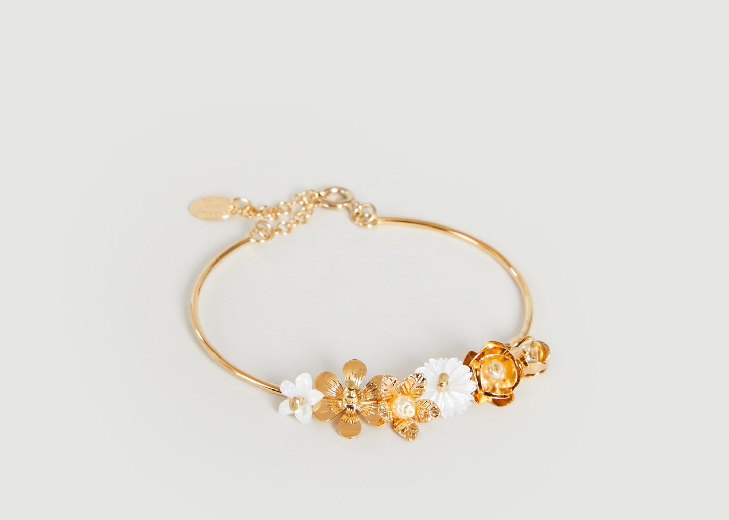 L'exception Bracelet Bangle Plaqué Or Zephyr Or Medecine Douce