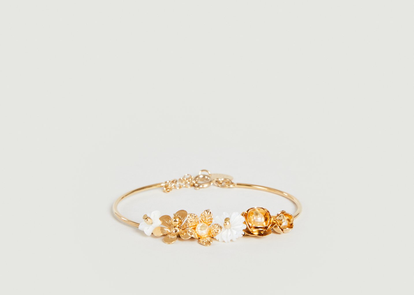 l'exception Bracelet bangle plaqué or Zephyr Or Medecine Douce