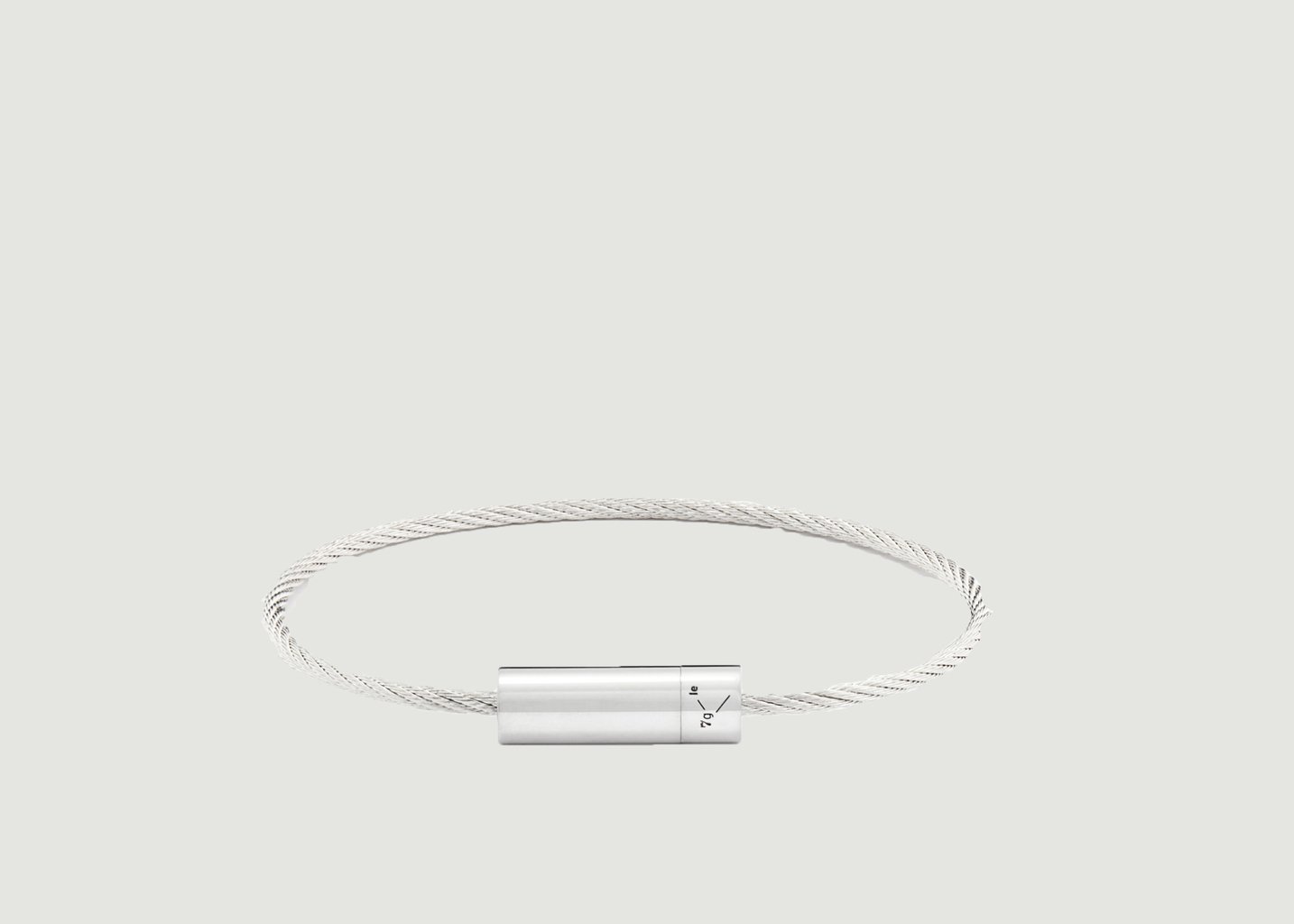 l'exception Bracelet Câble Le 7 Grammes Argent Le Gramme