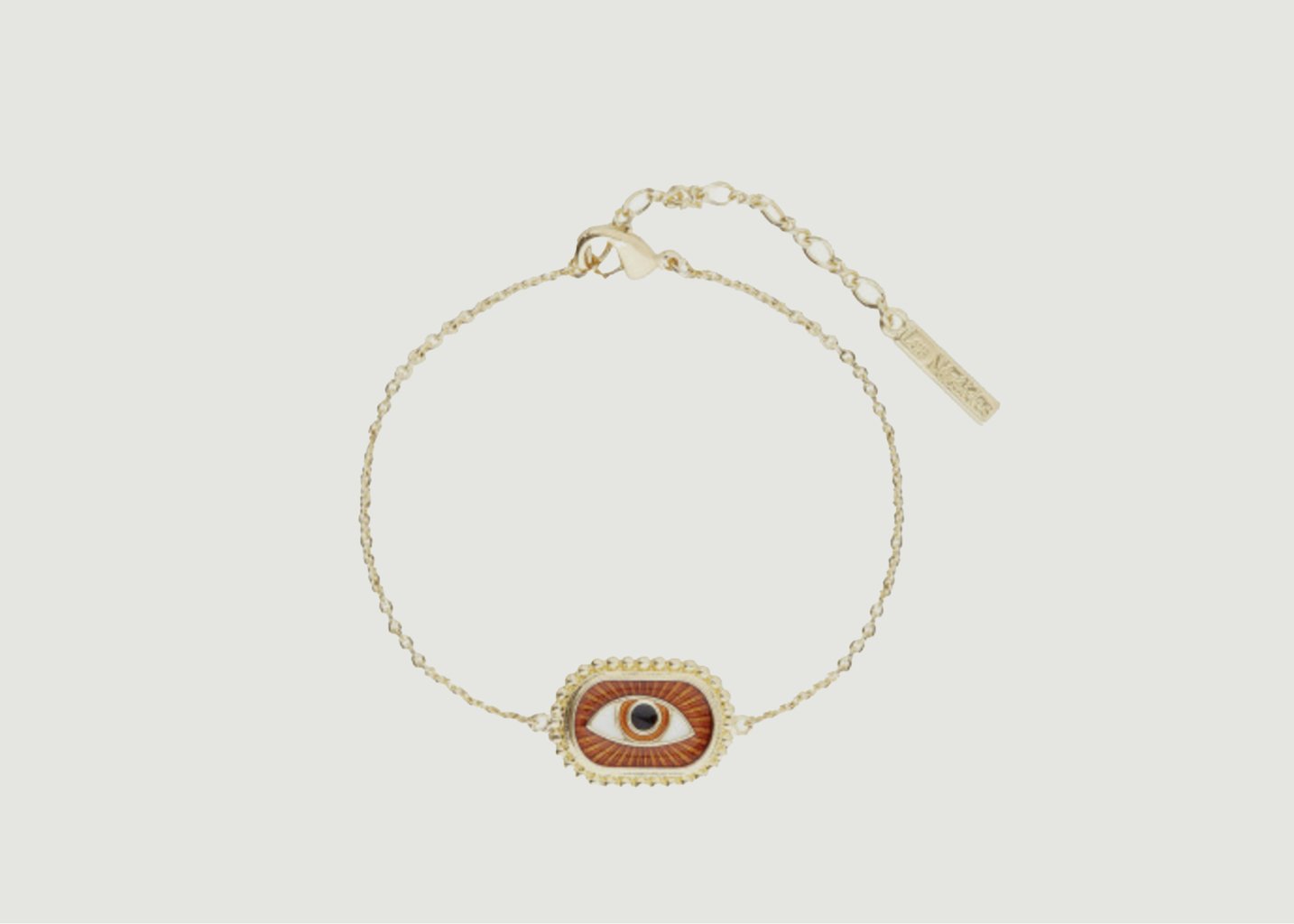 l'exception Bracelet fin Art Divinatoire Marron Les Néréides