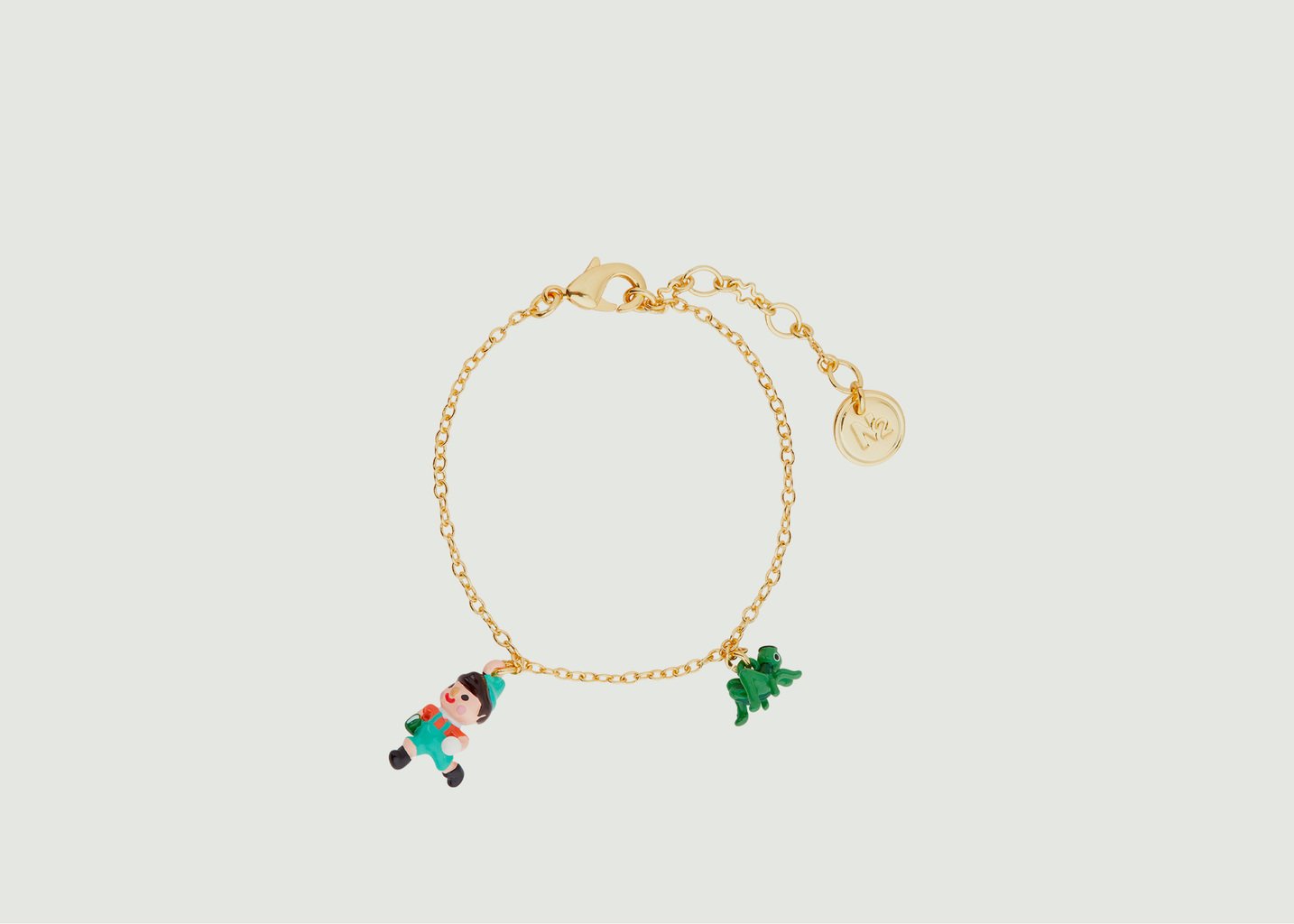 l'exception Bracelet fin Piccolino Pinocchio et cricket Multicolore N2