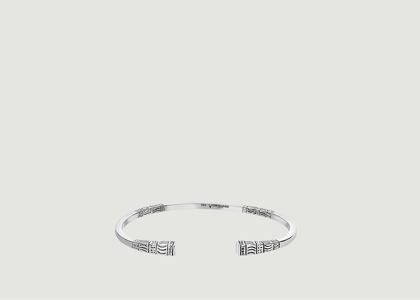 l'exception Bracelet Hery carré en argent 925 Argent Unchained Paris