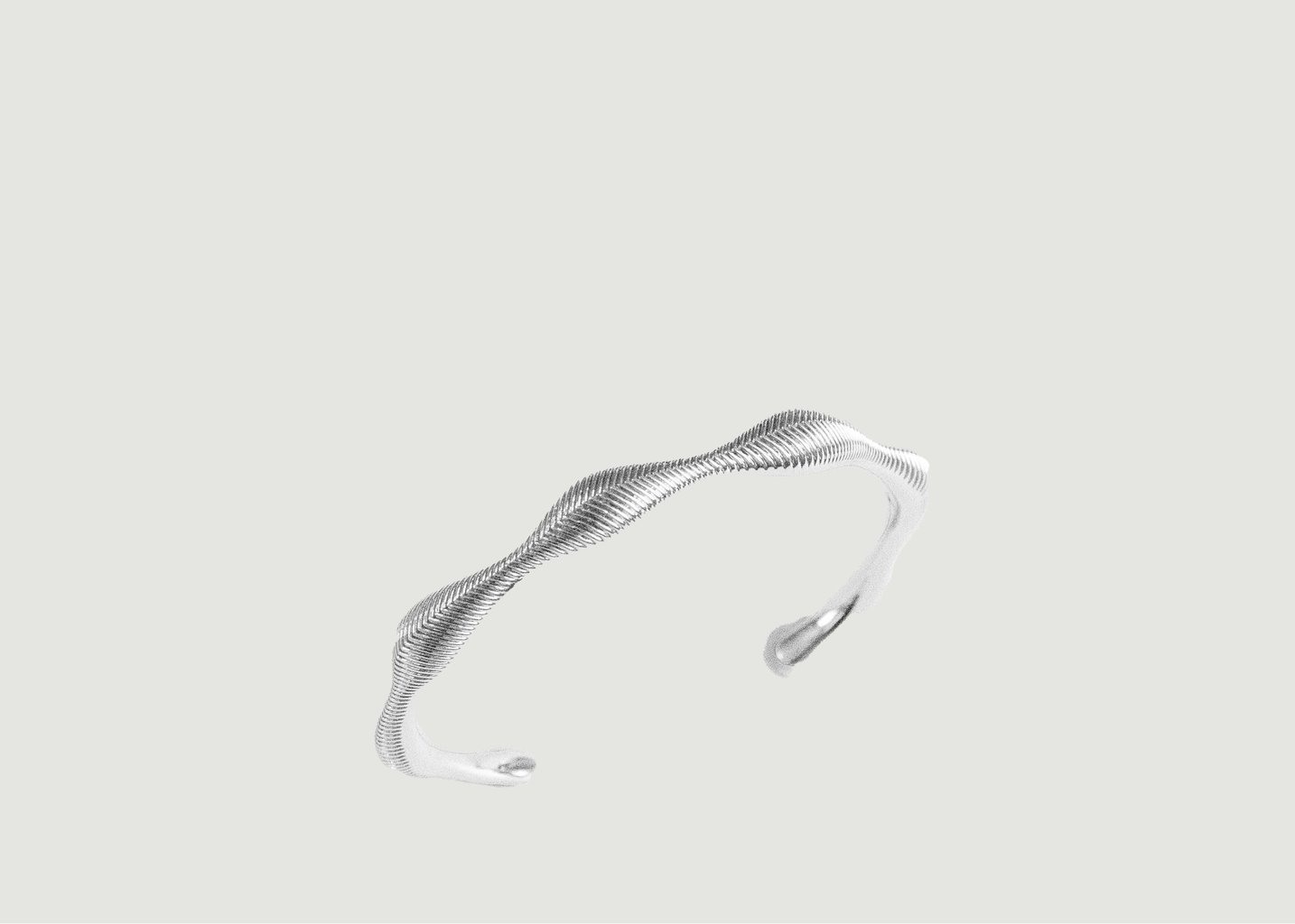 l'exception Bracelet Jonc Bumpy Argent Aerea Studio