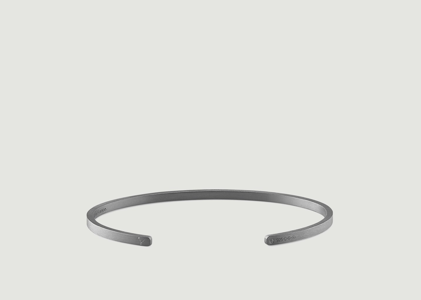 l'exception Bracelet Le 7 Grammes Argent Vieilli Le Gramme