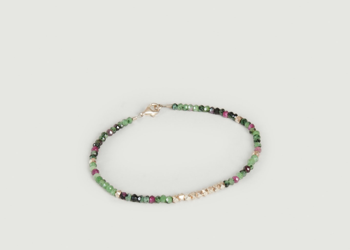 L'exception Bracelet Shanti Rubis Zoisiste Argent Wildstone Paris