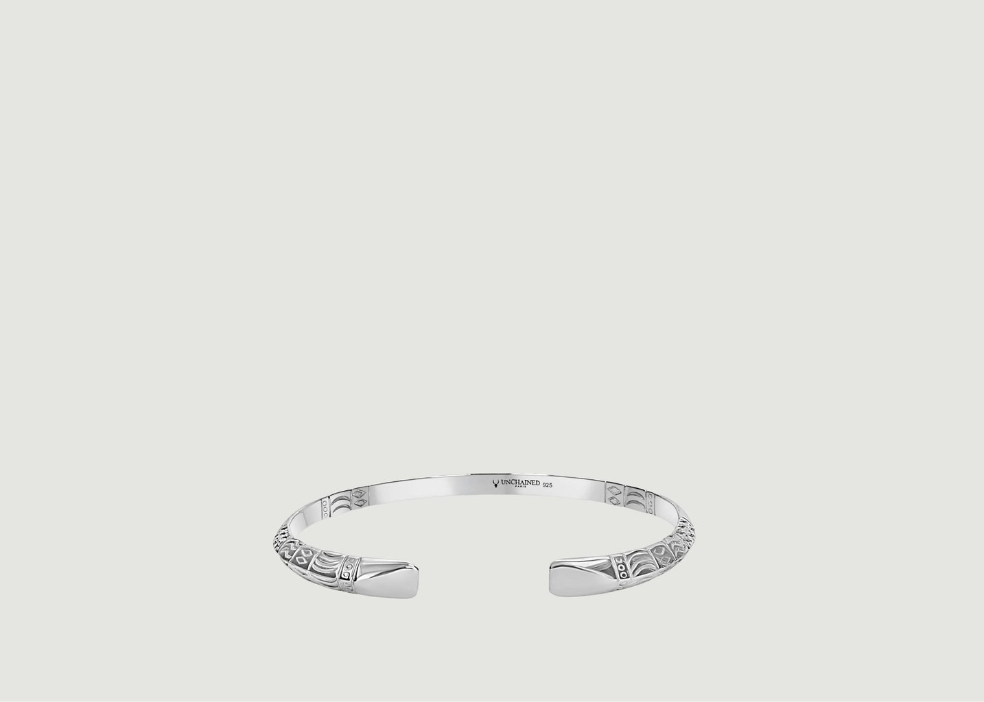 l'exception Bracelet Toky biseauté en argent 925 Argent Unchained Paris
