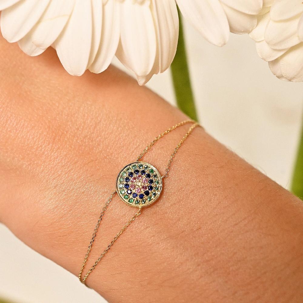 L'exception Bracelet Yellowstone 1 Vert Or Sophie D'Agon