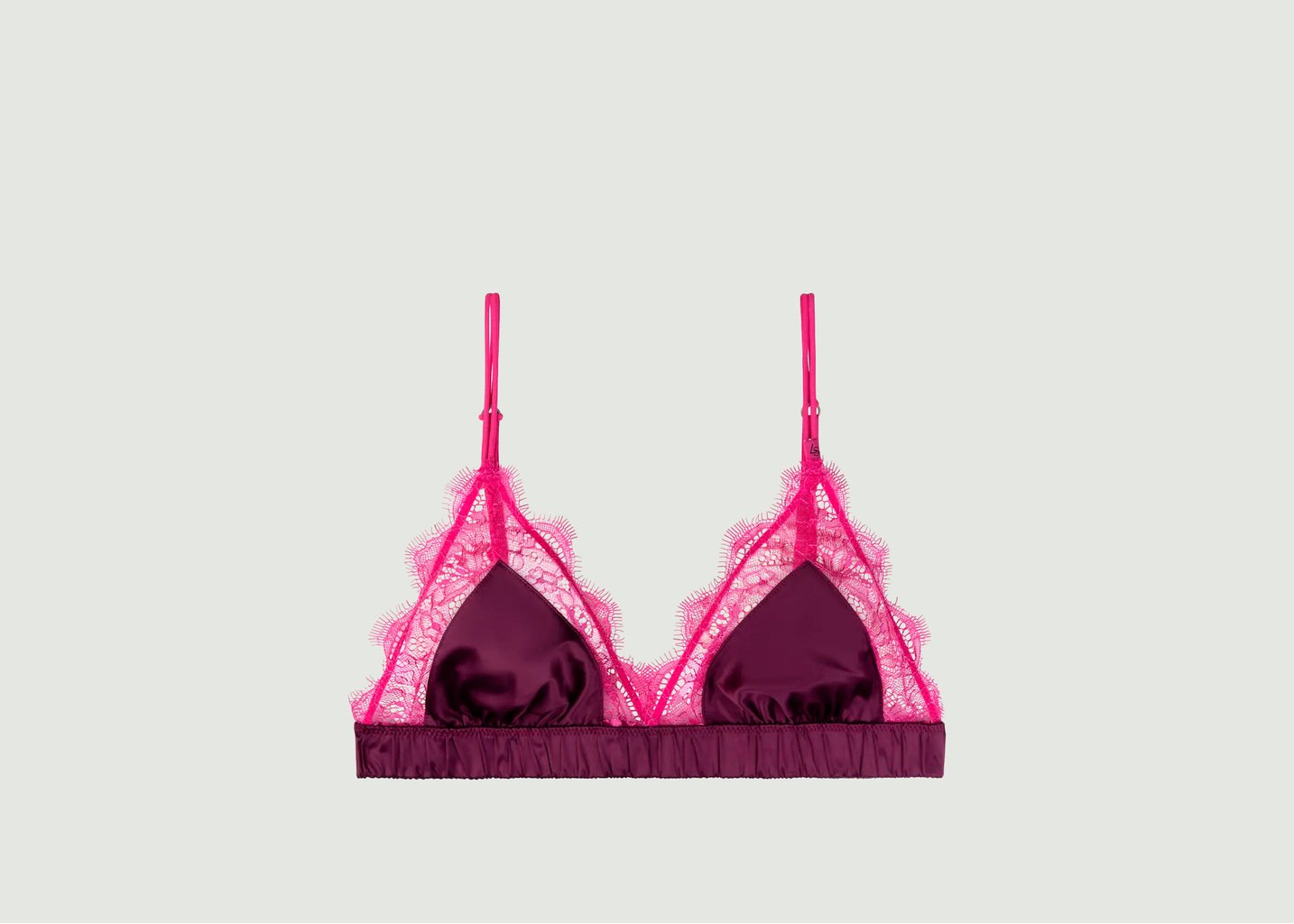 l'exception Bralette Love Lace Rouge Foncé Love Stories