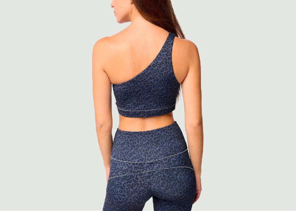 L'exception Brassière Asymétrique Leoblue Bleu Marine YUJ Paris