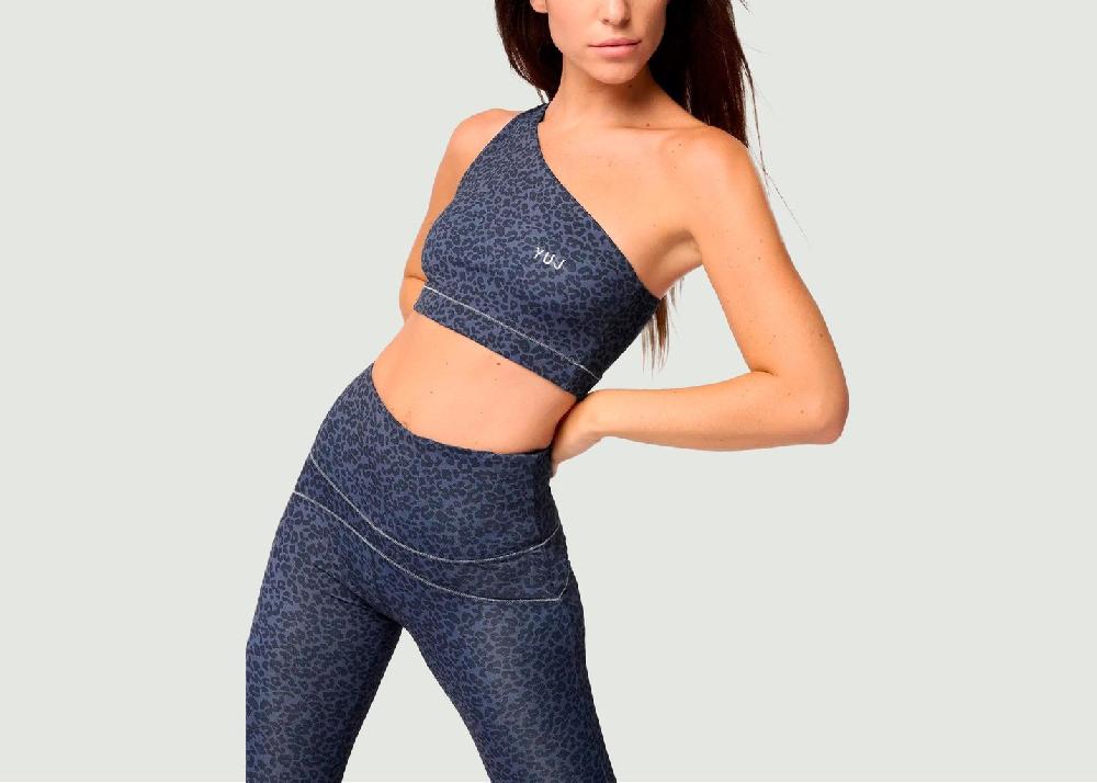 l'exception Brassière asymétrique Leoblue Bleu Marine YUJ Paris