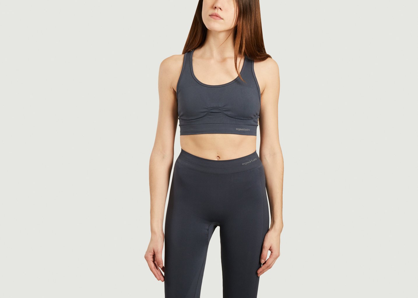 l'exception Brassière de sport SilverTech™ Bleu Organic Basics
