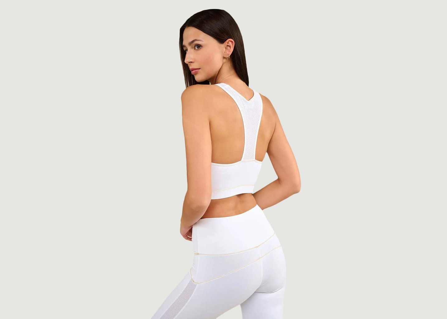 L'exception Brassière De Yoga Light Blanc YUJ Paris