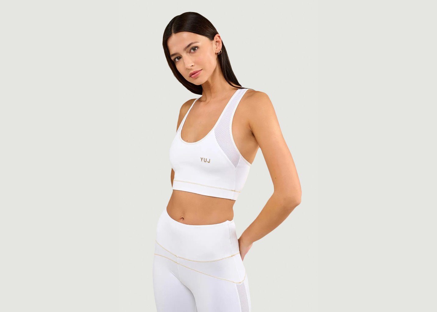 l'exception Brassière De Yoga Light Blanc YUJ Paris