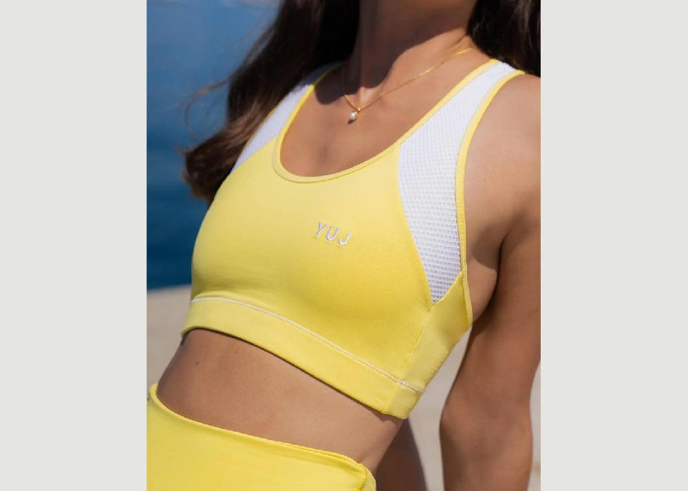 l'exception Brassière De Yoga Light Jaune YUJ Paris