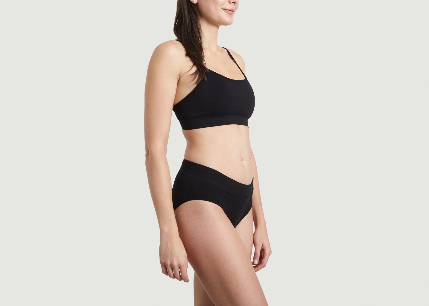 L'exception Brassière SilverTech Noir Organic Basics