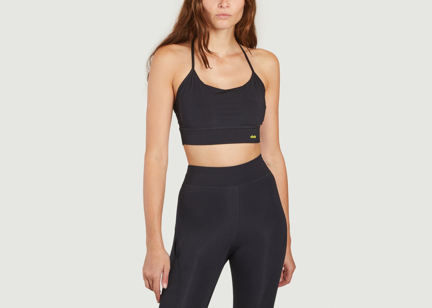 l'exception Brassière Yvette Noir Circle Sportswear