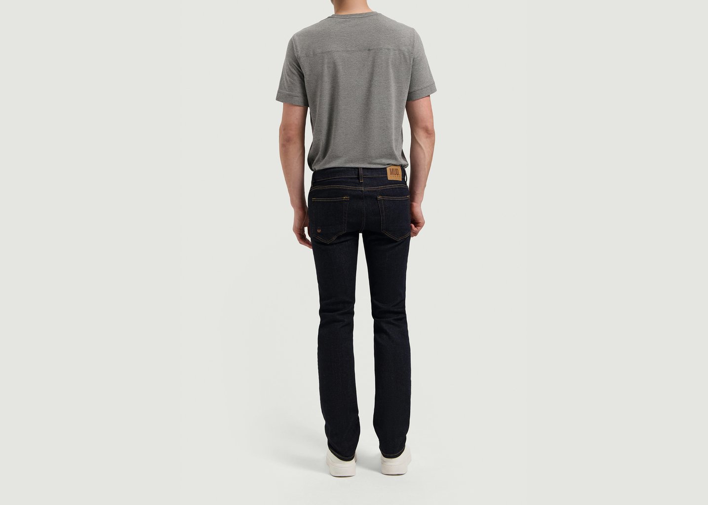L'exception Bryce Mid Straight Strong Blue Brut Mud Jeans