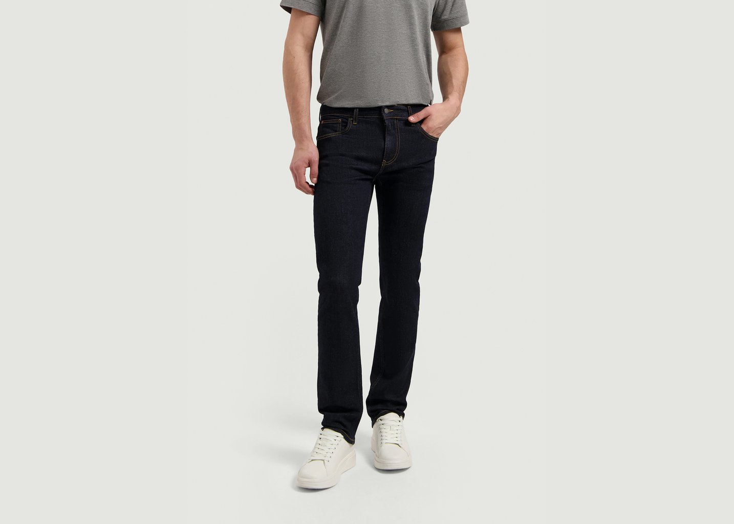 l'exception Bryce Mid Straight Strong Blue Brut Mud Jeans