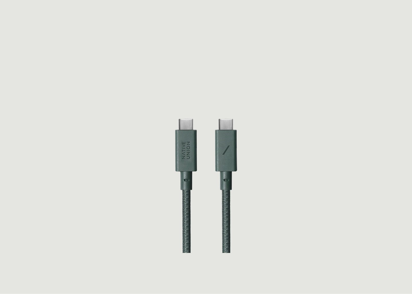 L'exception Câble D'ancrage 240W USB C Vert Foncé Native Union