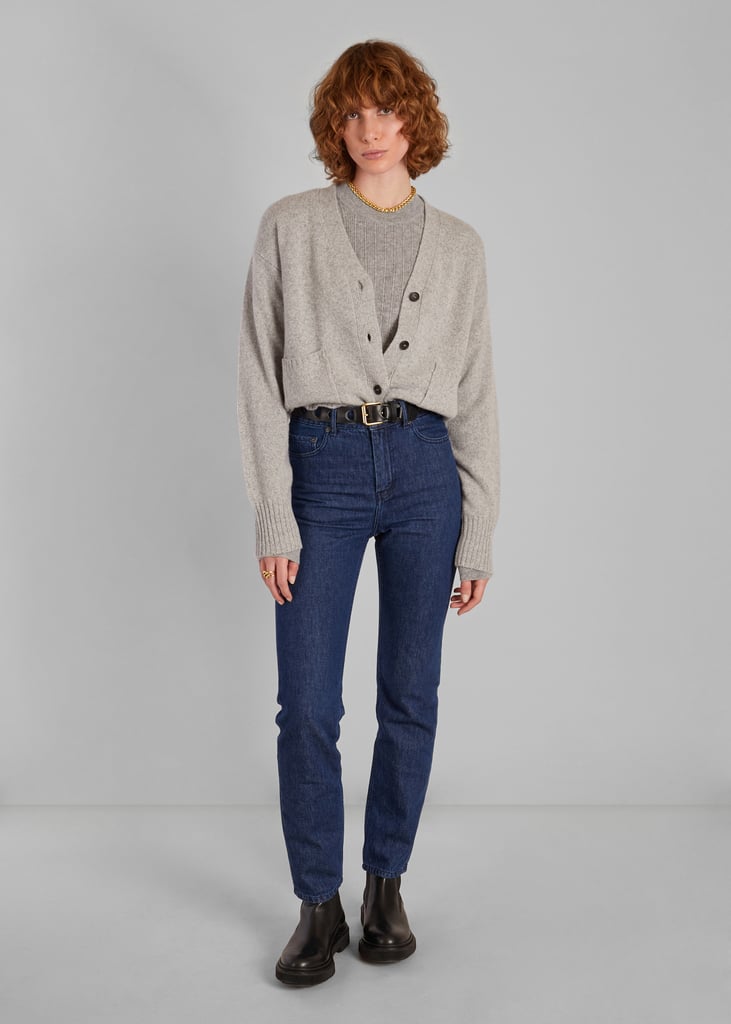 L'exception Cardigan Boutonné En Laine Gris Léger L'Exception Paris