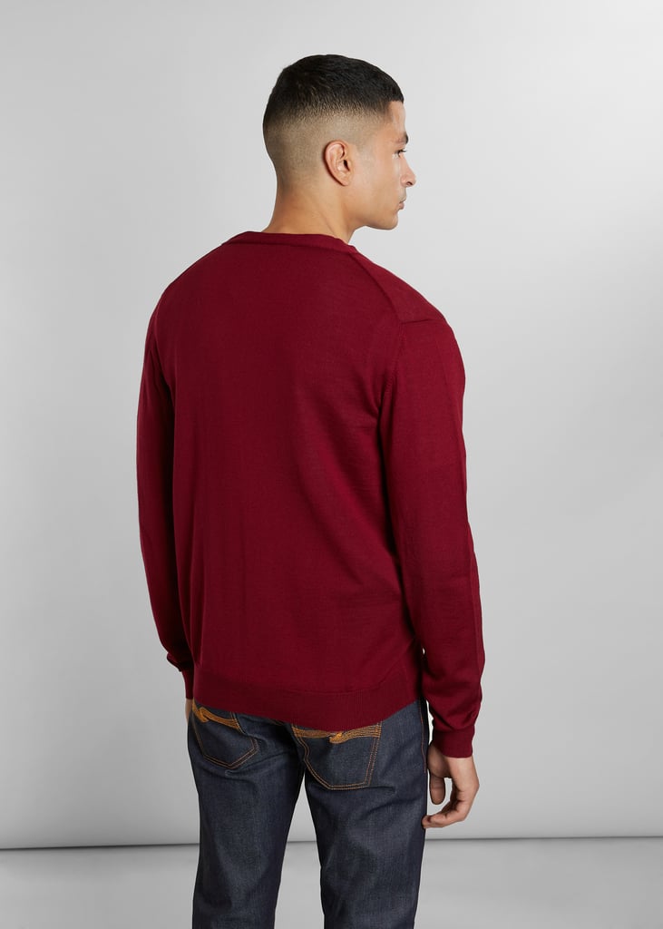 L'exception Cardigan Boutonné Mérinos Bordeaux L'Exception Paris