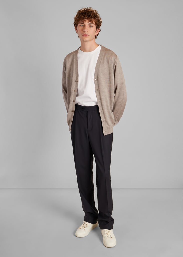 L'exception Cardigan Boutonné Mérinos Taupe L'Exception Paris
