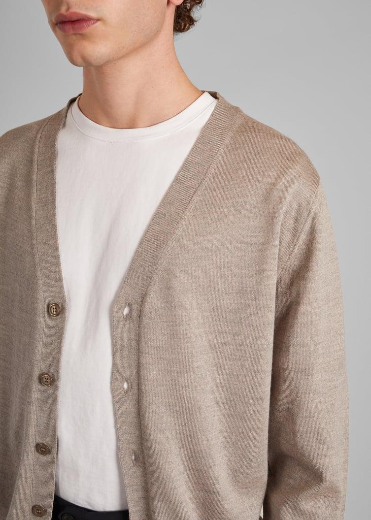 L'exception Cardigan Boutonné Mérinos Taupe L'Exception Paris