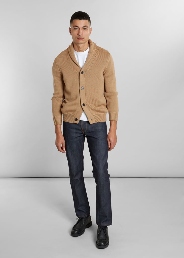 L'exception Cardigan Col Châle En Laine Mérinos Camel L'Exception Paris