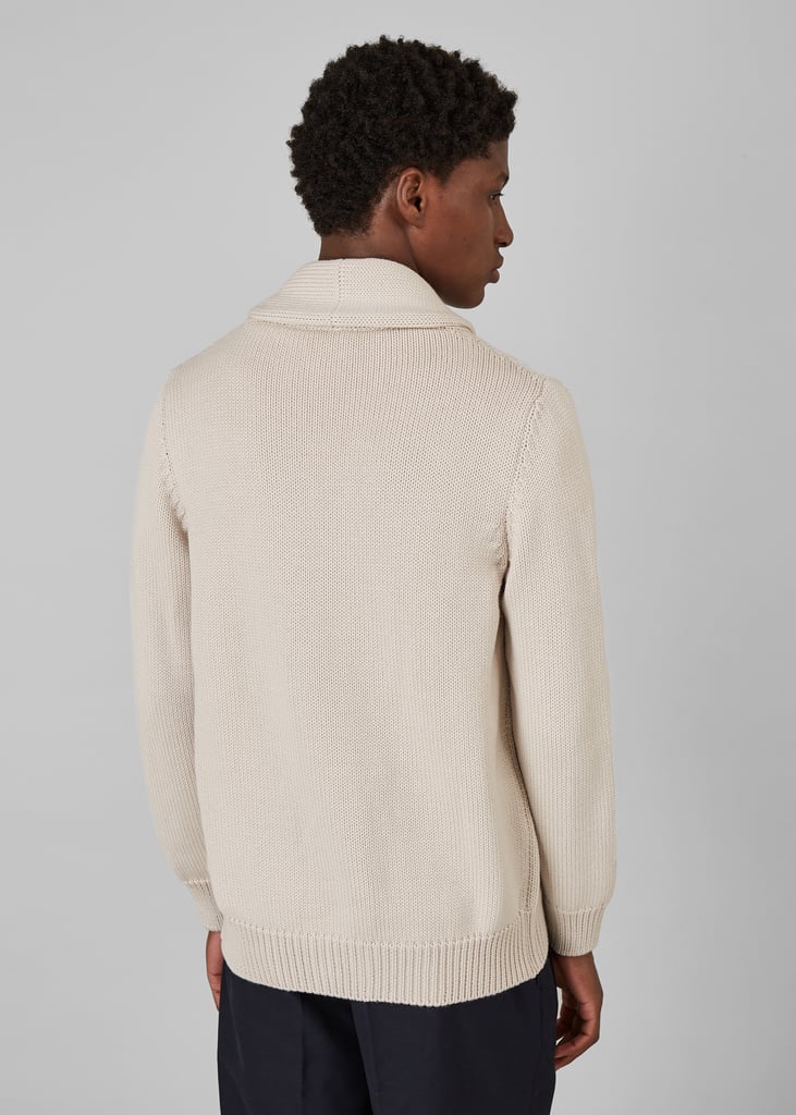 L'exception Cardigan Col Châle En Laine Mérinos Crème L'Exception Paris