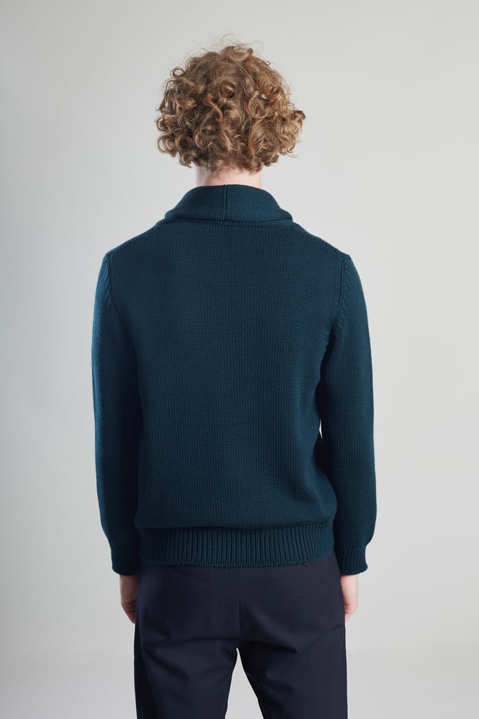 L'exception Cardigan Col Châle Mérinos Vert Sapin L'Exception Paris