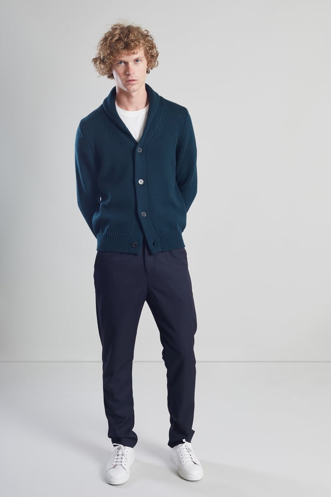 L'exception Cardigan Col Châle Mérinos Vert Sapin L'Exception Paris