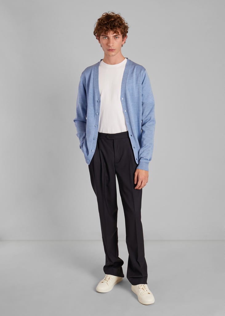L'exception Cardigan En Laine Mérinos Bleu Clair L'Exception Paris