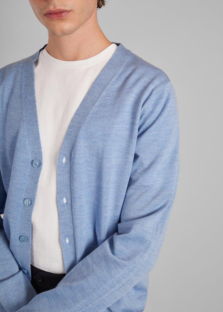 L'exception Cardigan En Laine Mérinos Bleu Clair L'Exception Paris
