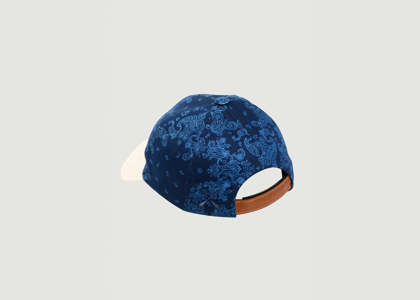 L'exception Casquette Baseball Bandana Indigo Béton Ciré