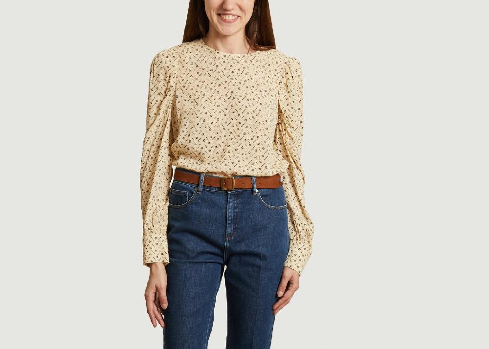 L'exception Ceinture Cuir Nubuck 25 Mm Havane Maison Boinet