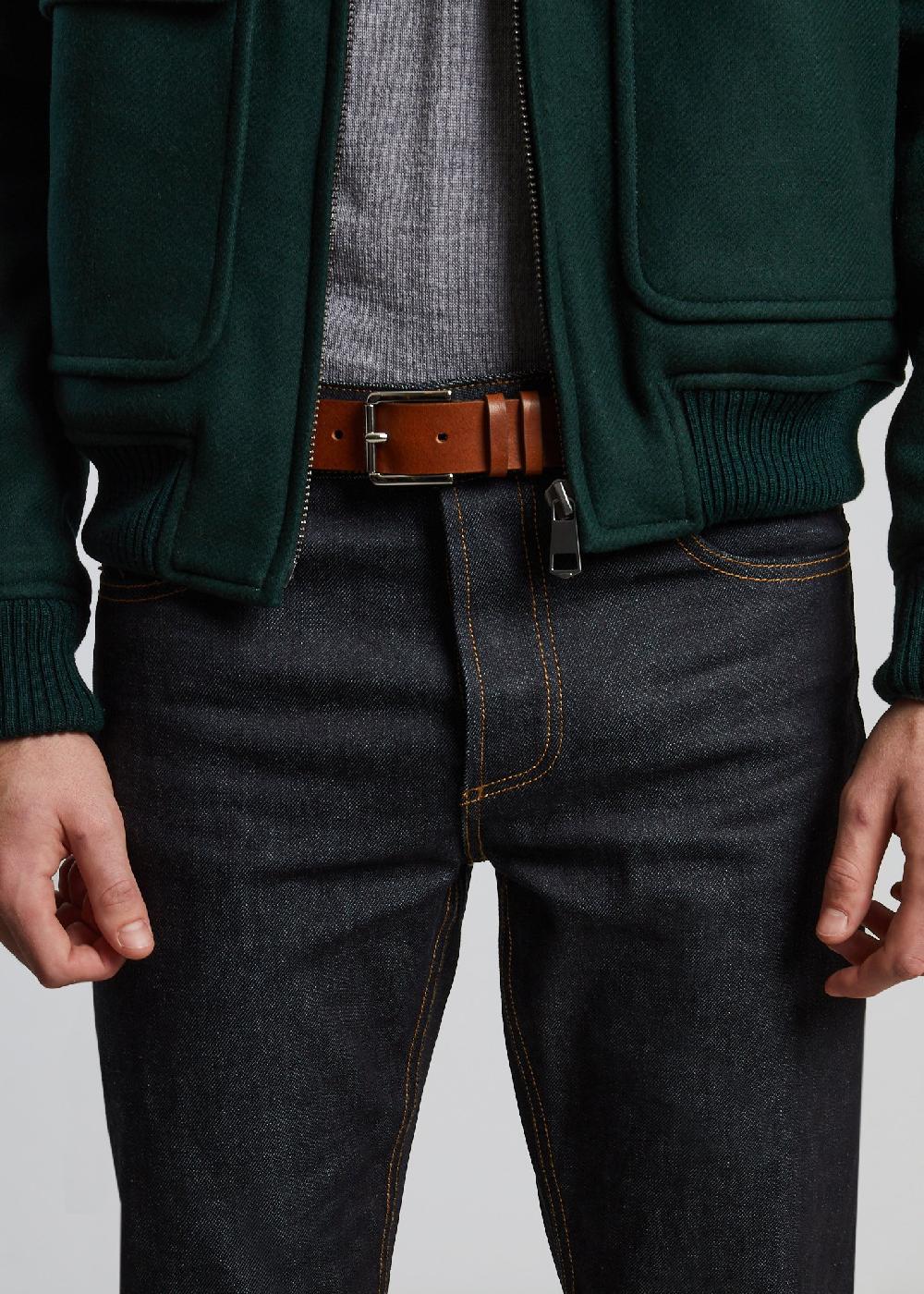 L'exception Ceinture En Cuir Tannage Végétal Fauve L'Exception Paris