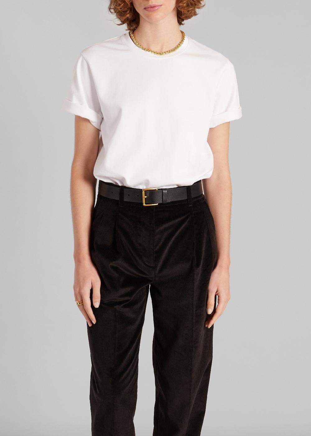 L'exception Ceinture En Cuir Tannage Végétal Noir L'Exception Paris