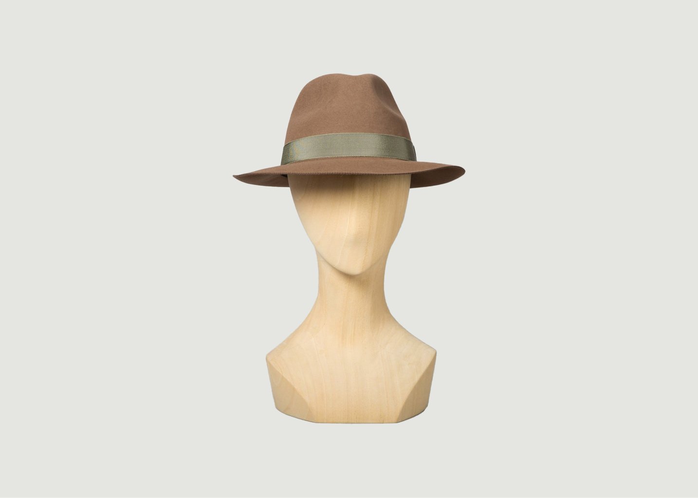 l'exception Chapeau fedora Mallin Marron Glacé Courtois Paris