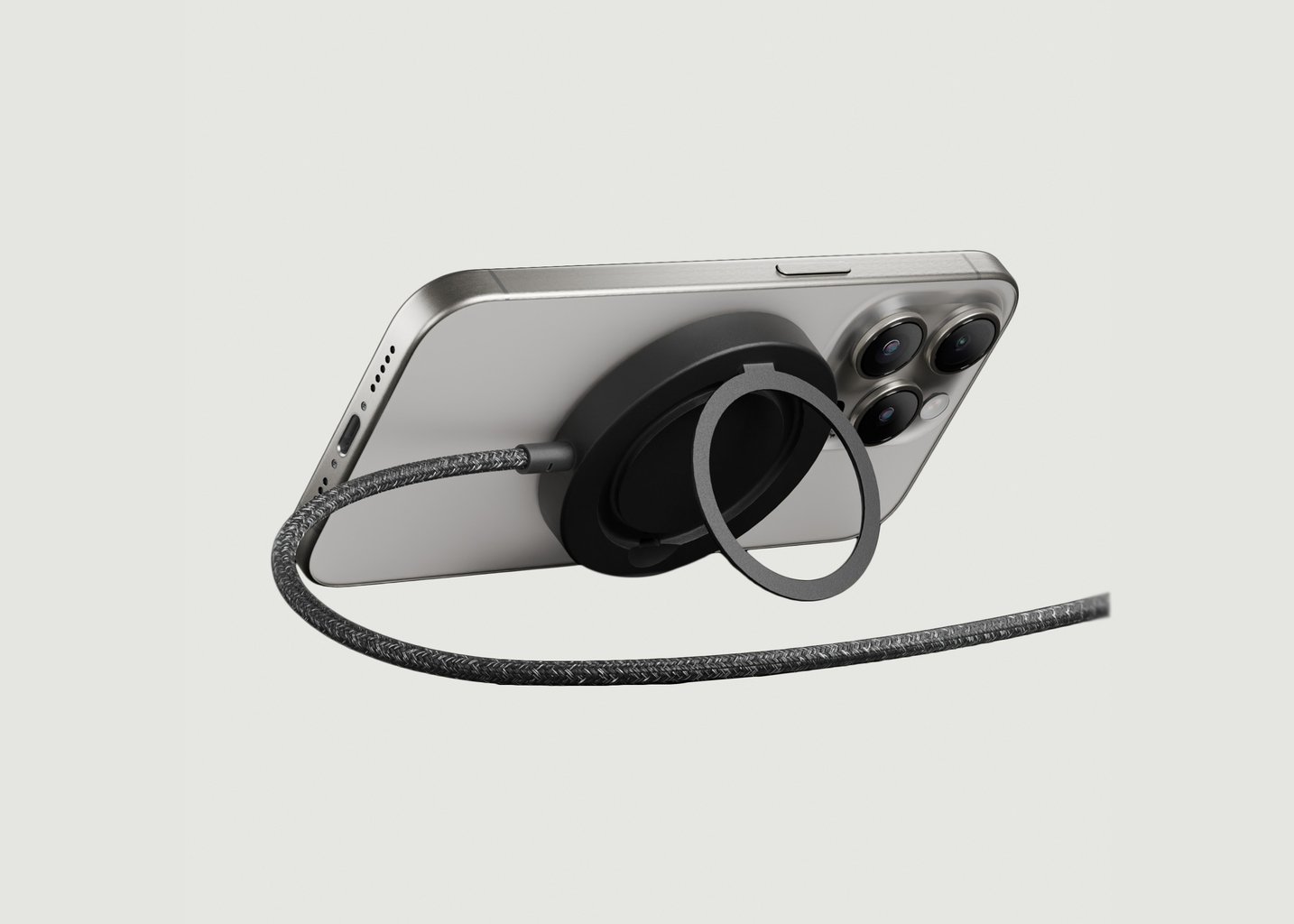 l'exception Chargeur Sans Fil Magnétique SnapStand Noir Native Union